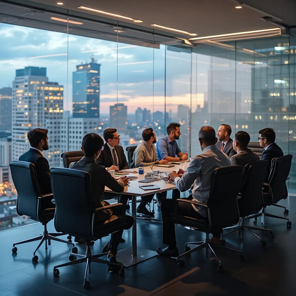 Equipe FinanciaBrasil na sede em São Paulo